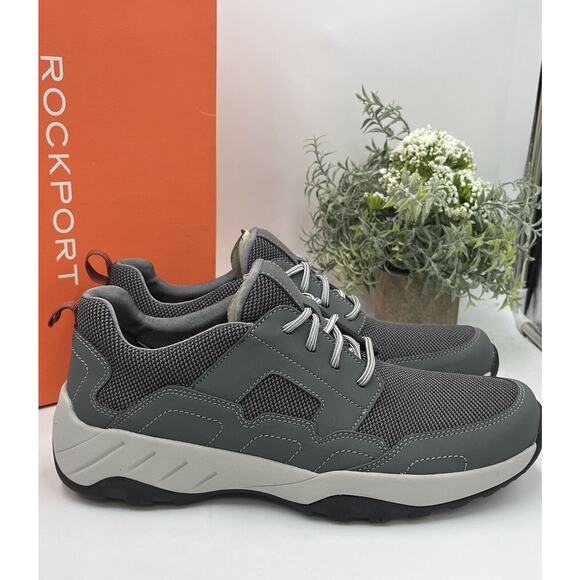 Rockport XCS Riggs Blucher Water Resistant Walking Hiking Shoe Black CI7597 9.5W main image 7
